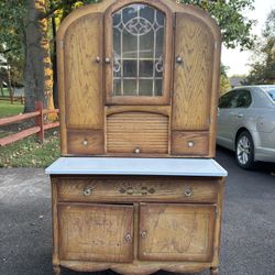 Antique Hoosier baking Cabinet