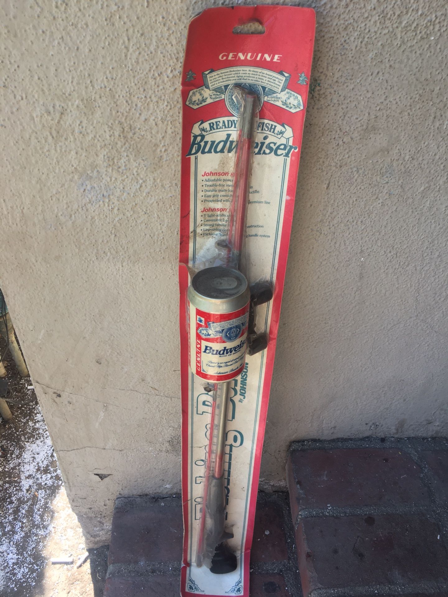 Johnson/Budweiser Fishing Rod and Reel