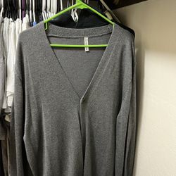 Gray Cardigan