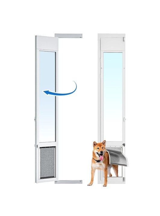 NEW IN BOX-Adjustable Dog Door For Sliding Arcadia Patio Door