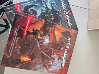 D&D 5th edition Players Handbook and Monster Manual