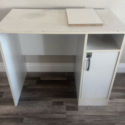FREE Kids White Desk 