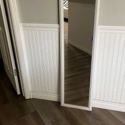 5 Foot White Mirror 
