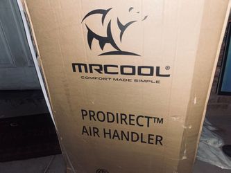 MRCOOL ProDirect Air Handler 9 units all together 2 furnace 2 air handler and 3 coil packs and 2 evaporator units