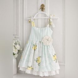 ✨ Serendipity 3-Piece Baby Girl Romper Set with Headband – Size 2T (Fits 2/3T) ✨