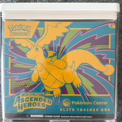 Pokémon Mega Evolution Ascendant Heroes Pokémon Center Elite Trainer Box