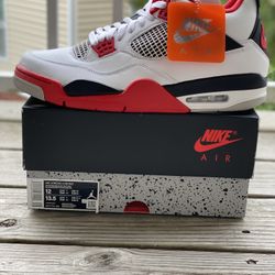 BRAND NEW JORDAN 4 “FIRE RED” FOR SALE!!! MEN SIZE 12 $420