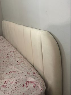 Queen fabric headboard