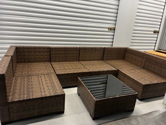 BRAND NEW 115"57"57" Large U sectional sofa Outdoor-FREE DELIVERY