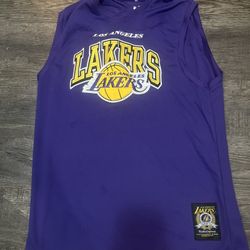 Official Los Angeles Lakers Sleeveless Training Jersey – Purple/Gold”