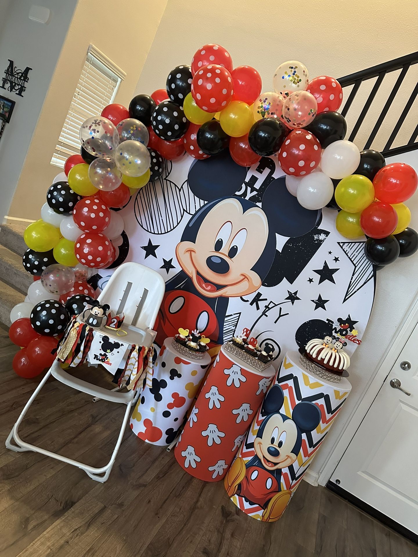 Mickey Birthday Balloons