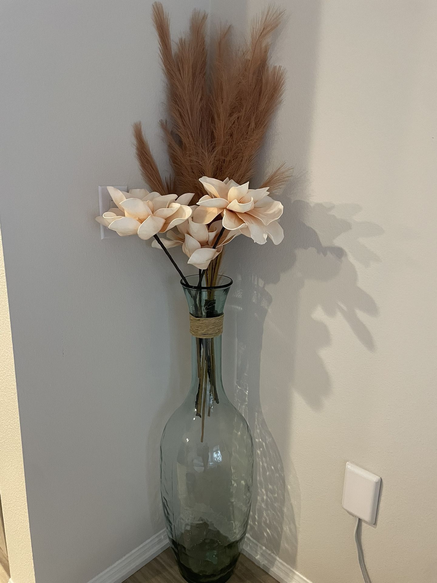 Floor Vase With Flower Arrangement