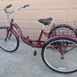 SCHWINN MERIDIAN UNISEX TRYCICLE CRUISER. SINGLE SPEEDS FRESHLY TUNE UP 👌🏼