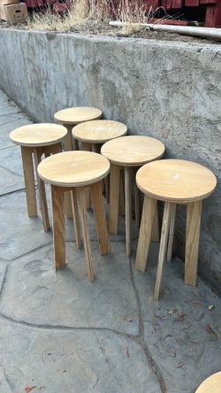 Wooden stools