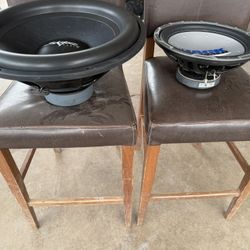 For Parts Skar Audio 18 Inch And Mtx Audio Jack Hammer 12 Inch subwoofers subs Bass