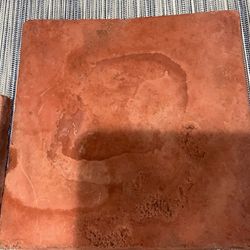 Red Handmade Concrete Arto Tile