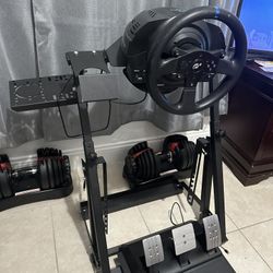 Thrustmaster t300 with wheel stand 