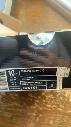 Retro 3 Jordan’s