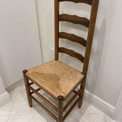 Small Ladderback Caned Chair