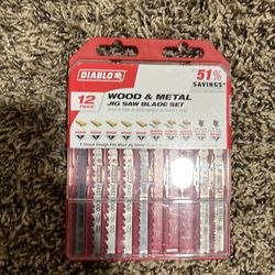 Diablo wood and metal jig saw blades set