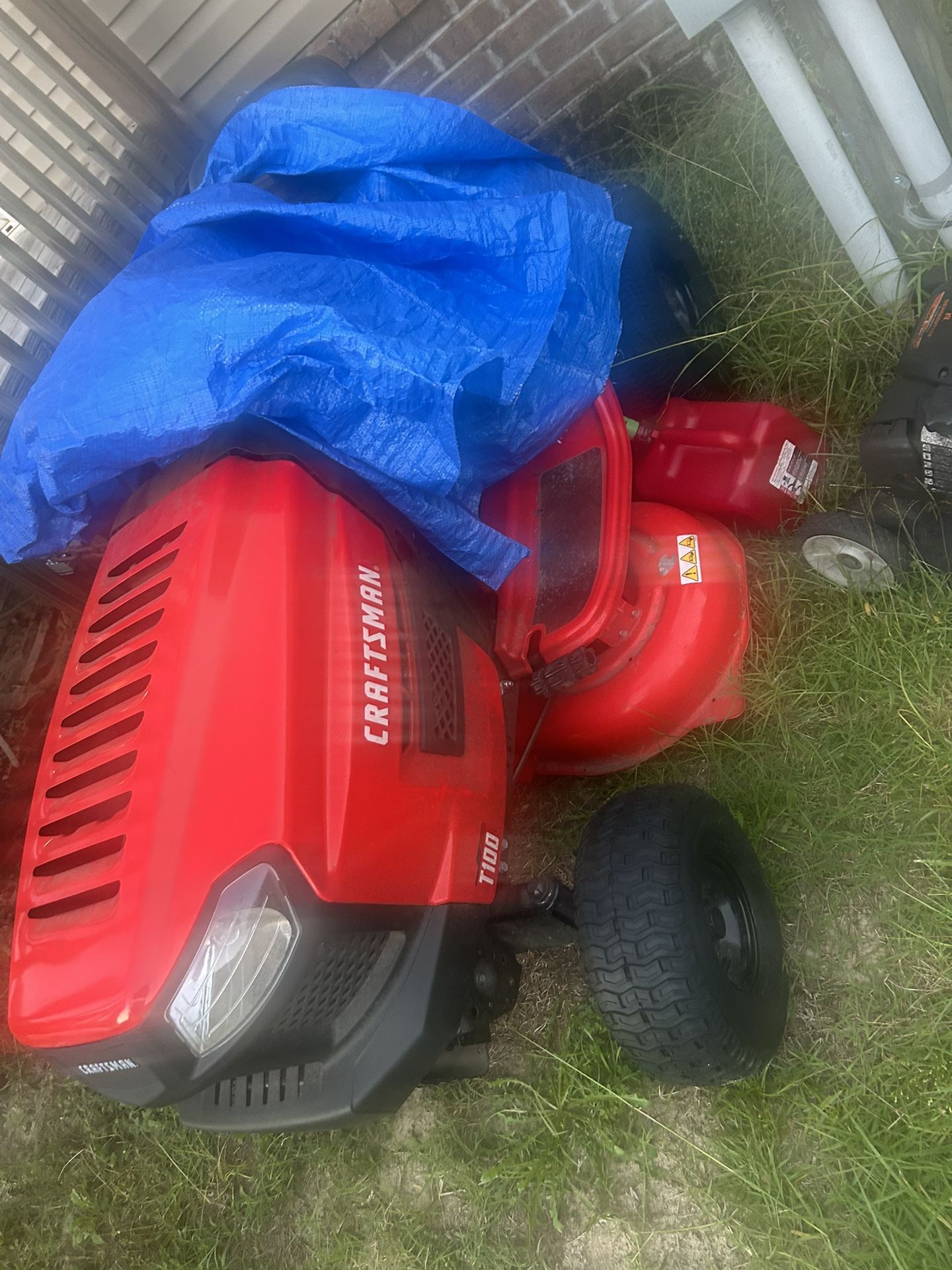 Six Month Old Riding Lawn Mow