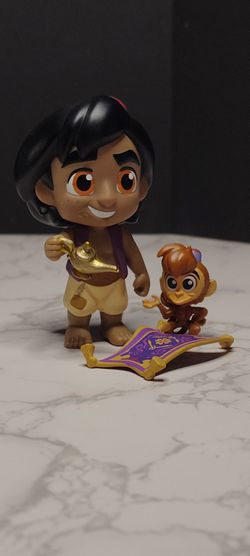 Funko 5 Star Disney Aladdin, Abu, Magic Carpet and Magic Lamp Vinyl Figure