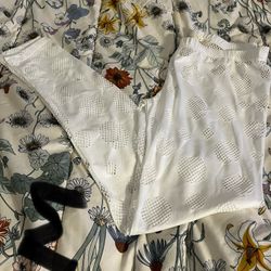 White Holes Leggings 