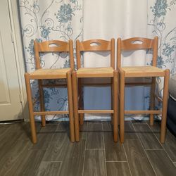 Wooden Bar Chairs 