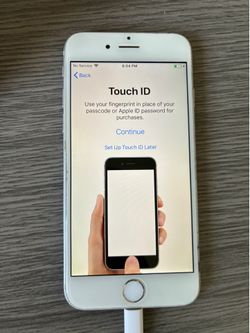 Apple iPhone — Silver/White — Great Condition