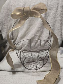 Rustic Chicken Wire Basket