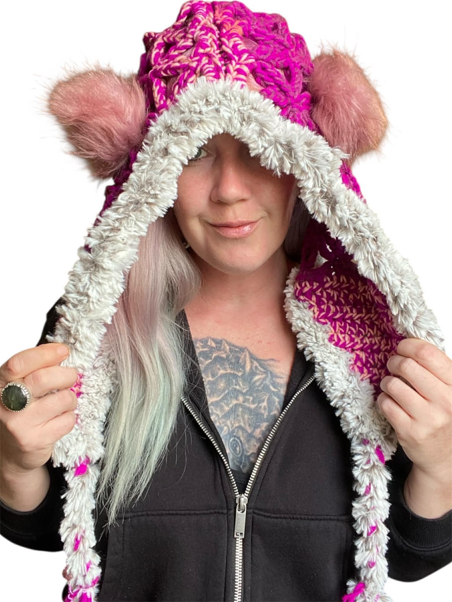Pink Mandala Hood