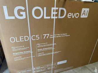 Brand New / Sealed - 77 Inch Class LG OLED evo AI C5 4K Smart TV 2025 OLED77C5PUA