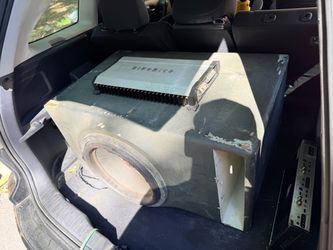 Massive hippo sub custom box and amp