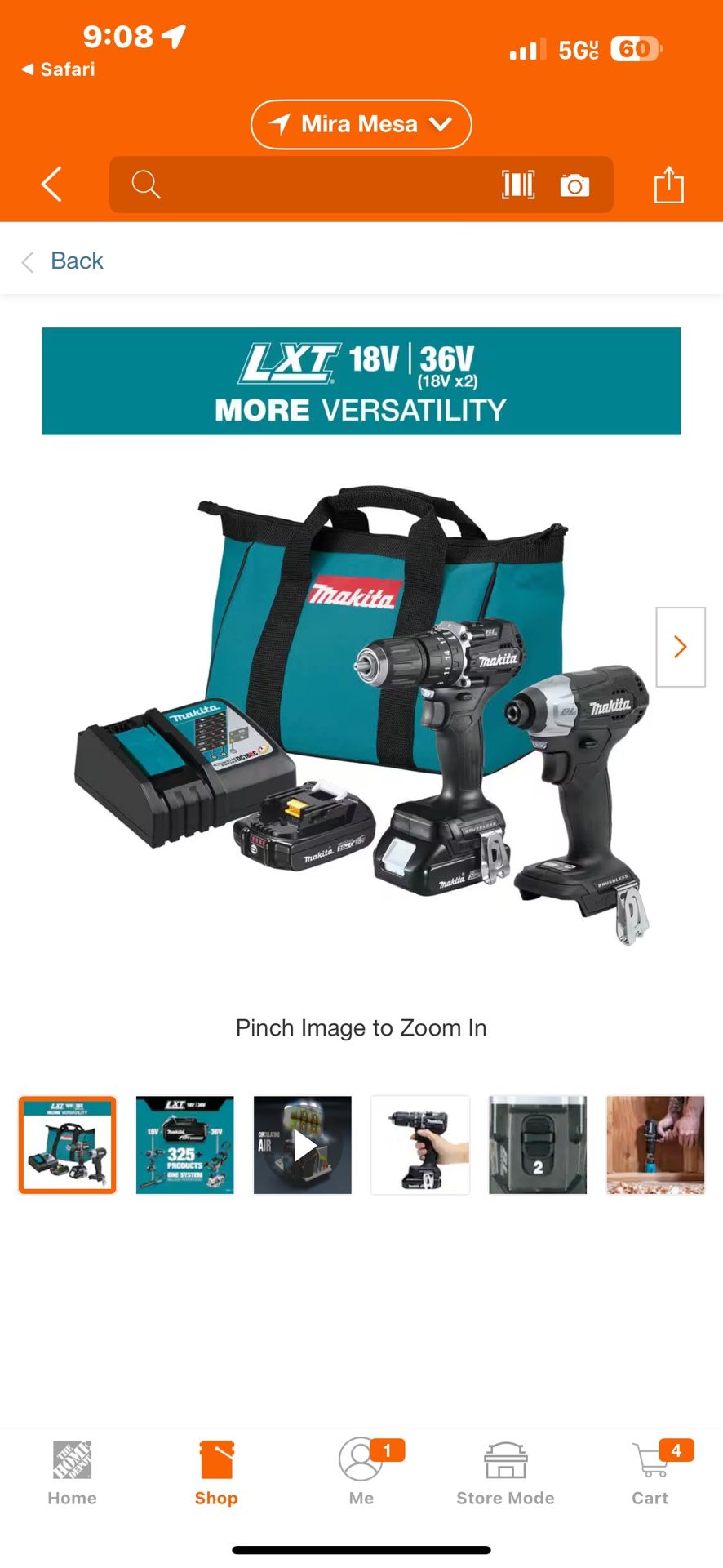 Makita 2 Pieces Combo Kit