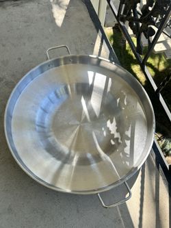 23 in. Stainless Steel Concave Comal ( Disco/ Discada/ Cazo)