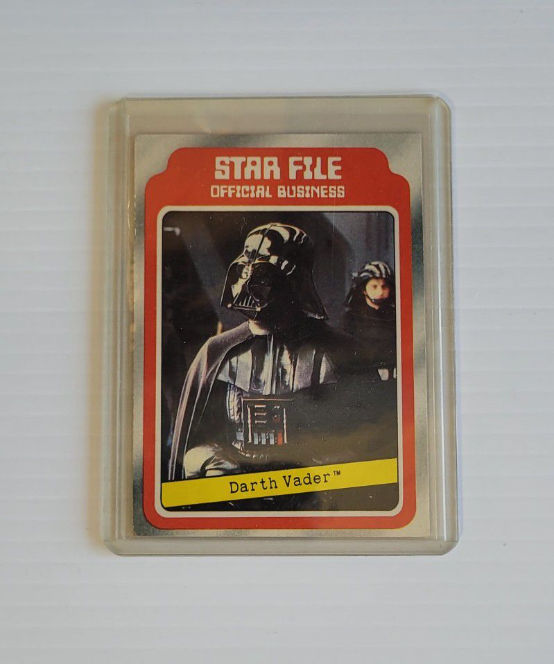 🌟 1980 Star Wars Darth Vadar Card #10