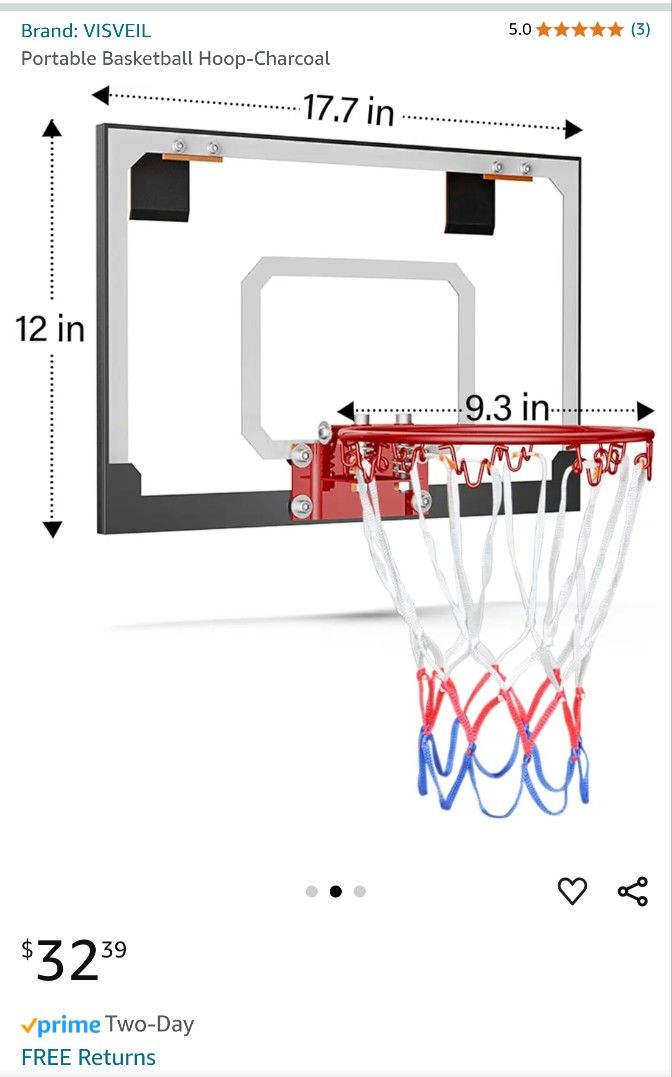 Brand New Indoor Basketball Hoop