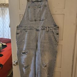WILD LIABLE DENIM/JEANS OVERALLS USED LARGE