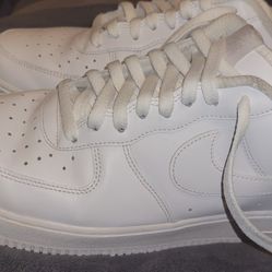 All White Air Force 1s Men's Sz 11