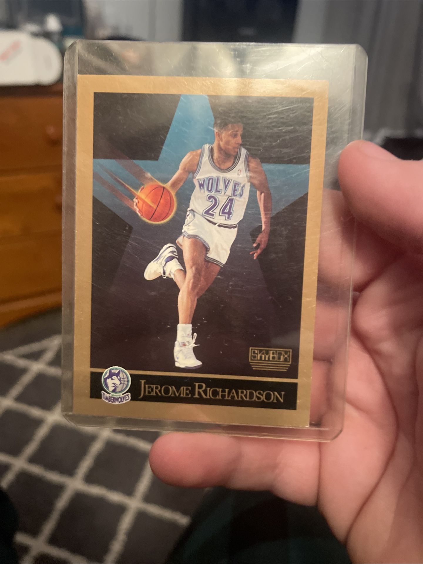 1990-91 Skybox Pooh Richardson #173 Prototype (RC)
