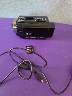 Model HDV-534KM Black 4K Digital Video Camcorder Tested