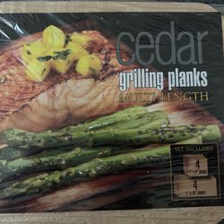 Cedar Grilling Planks For Gas Or Charcoal, Even Smokers