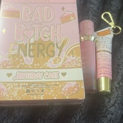 BAD B❤️CH ENERGY LIP GLOSSES THE FLAVOR IS. BIRTHDAY CAKE