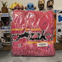 1:1 SP5DER PINK HODDIE 