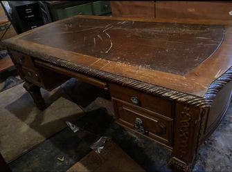 Antique Partners Desk 