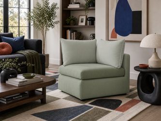 Article Lenae 36" Right Arm Sofa Module (Eleos Green)
