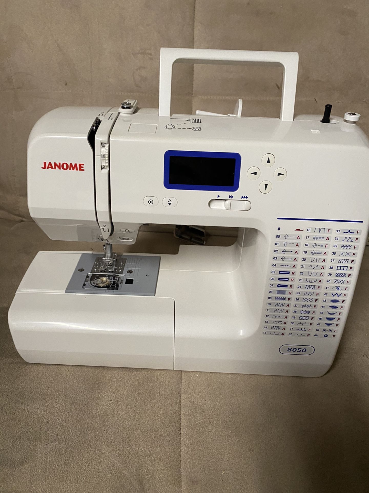 Janome 8050 sewing machine