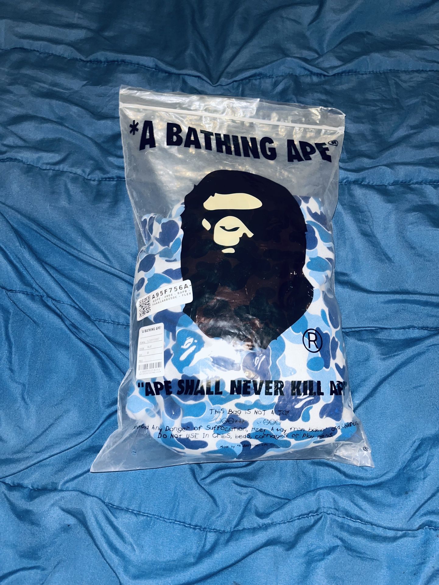 Blue Bape Jacket