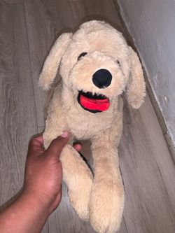 BenBen Puppy Dog Tan Brown Floppy Plush Stuffed Animal Lab Golden Retriever
