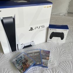 ‼️🚨 5 PS5 Console Disc Huge Bundle Games + Controller‼️🚨